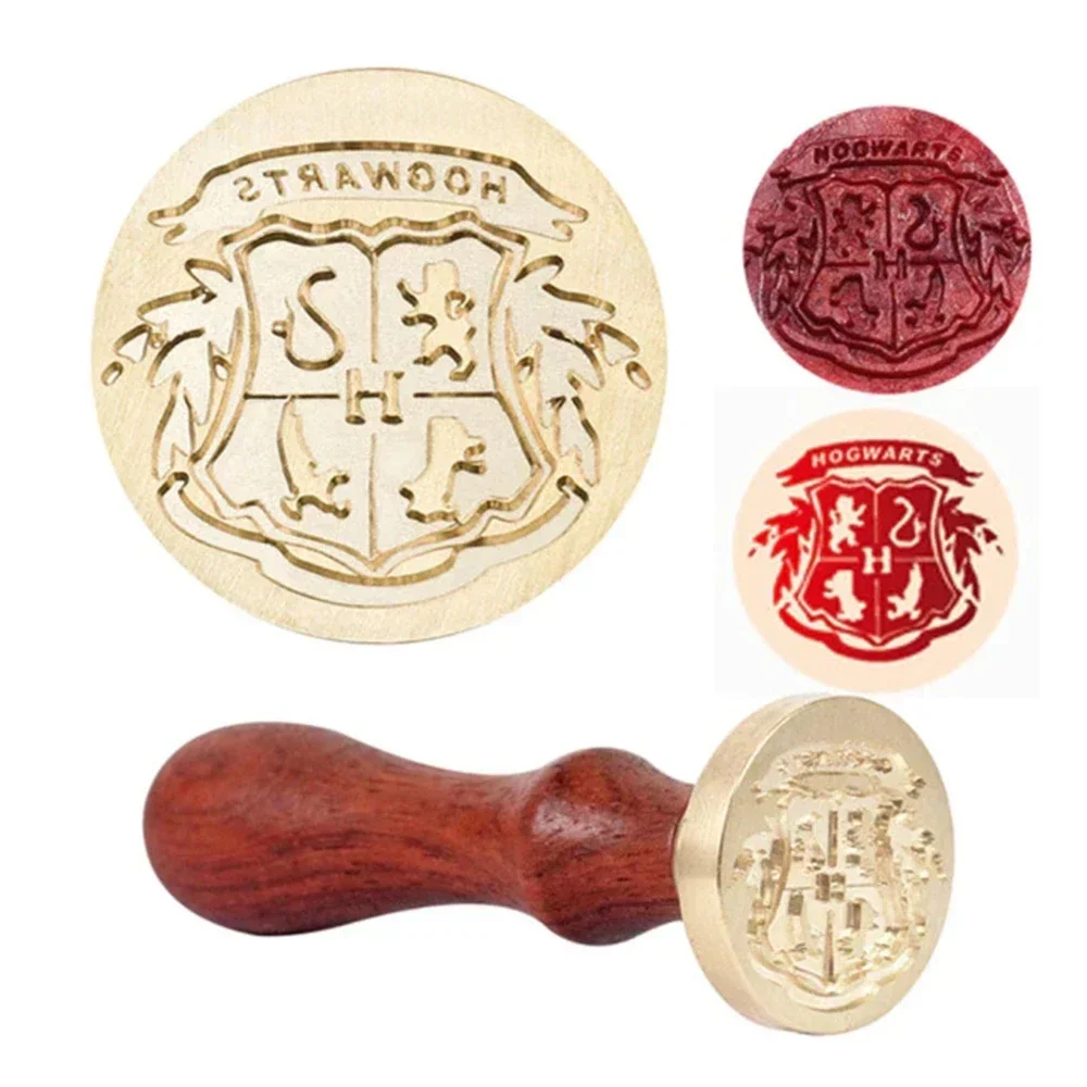 Magic World Harries Potters Seal Gold Coin Hogwarts Academy Pattern Vintage Collection Movie Peripherals Fan Souvenir Gifts