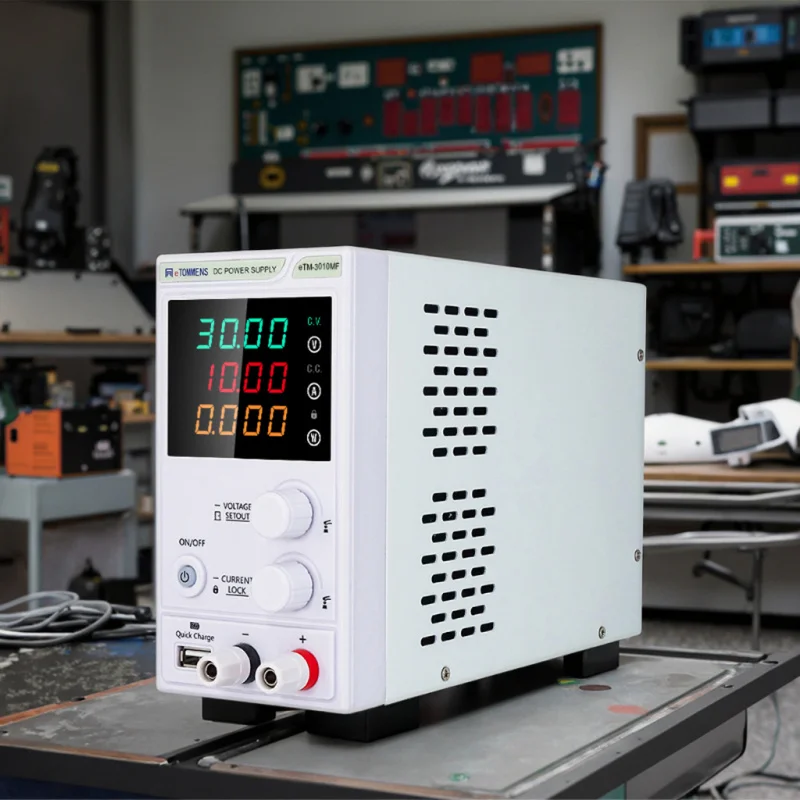 300w ETM-3010MF 30v10a display led de 4 bits fonte de alimentação dc industrial constante regulado smps bancada laboratório comutação 50/60hz 150w