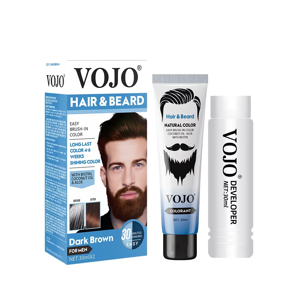 Natural Beard Dye Shampoo,Beard Dye Removal,Long-Lasting White & Gray Beard Hair,Beard Dye Shampoo for Men Natural Hair & Beard