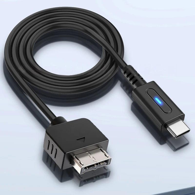 Cable PD Tipo C de 1.2m para PS Vita 1000, Adaptador de Carga para Control, Cable Convertidor USB C para Playstation Vita 1000, Cable de Alimentación