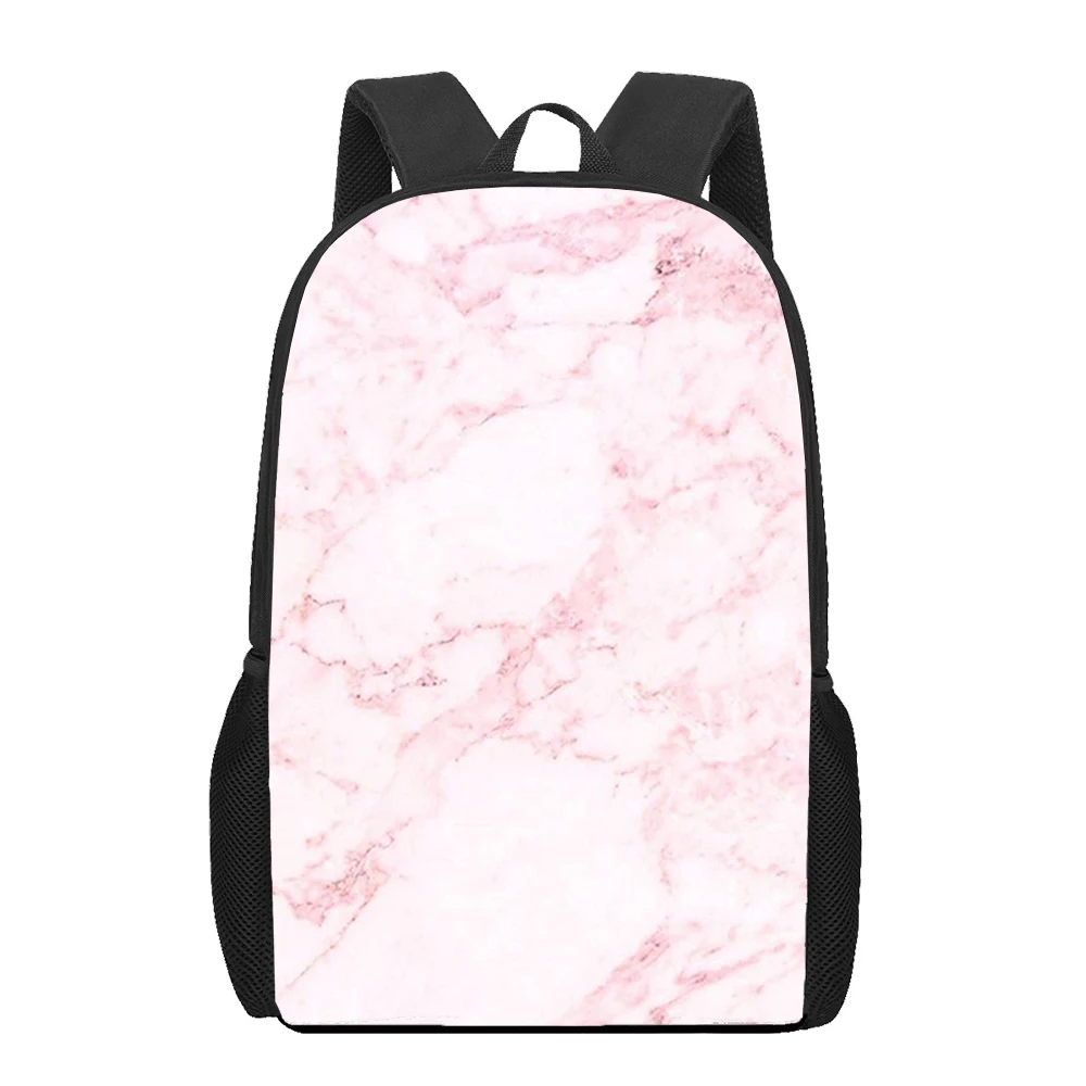 Marble Stone Pattern 3D Print School Bags for Teenage Girls Boys Casual Children Book Bags Kids Backpacks Student Book Bag