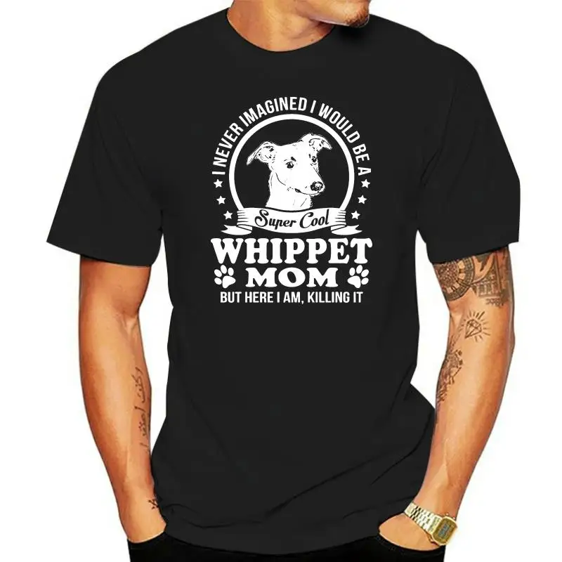 whippet t shirt men designer 100% cotton Euro Size S-3xl Kawaii Loose Authentic Spring Autumn Family tshirt