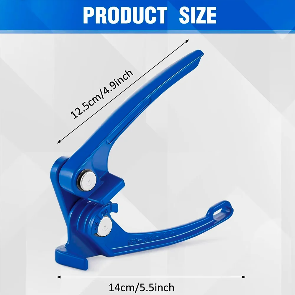 1/4'' 3/16'' 1/8'' Aluminum Tube Bender Kit with HSS Deburring Tool -90° Handheld Copper Tube Bender for Brake Job/Refrigeration