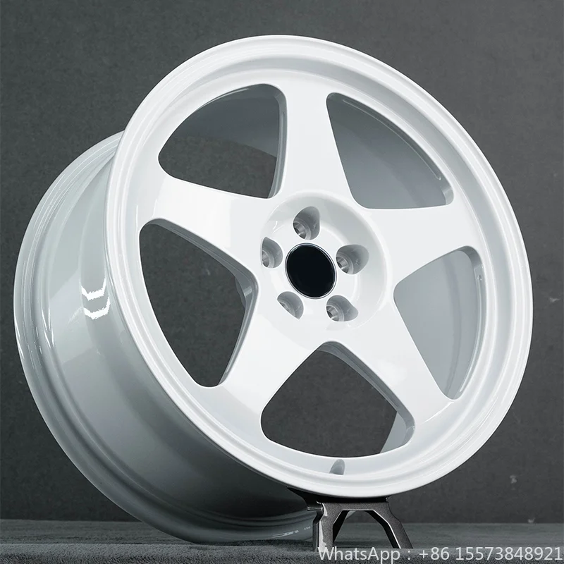 High Quality White Monoblock Structure Forged Custom Aluminum Alloy Wheel 17-20Inch 5x100 5x105 5x110 5x114.3 5x120