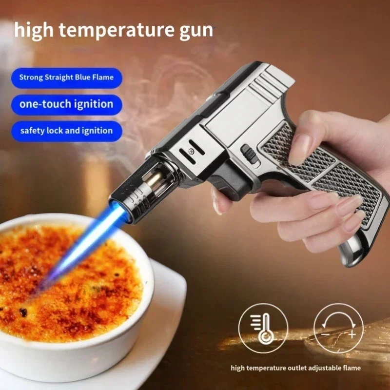 New Multifunctional Spray Igniter Inflatable Lighter High Temperature Welding Ignition Gun Outdoor Kitchen Barbecue Flame Spray