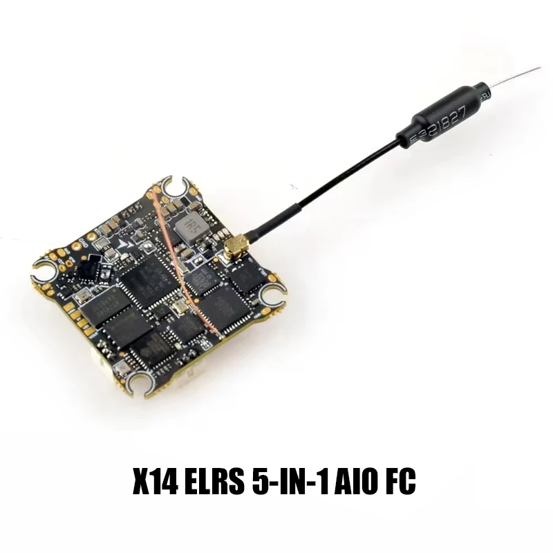 HappyModel X14 ELRS 5-IN-1 AIO Flight Controller for Mobula8 85mm 2 Inch Cinewhoop Tiny FPV Drone