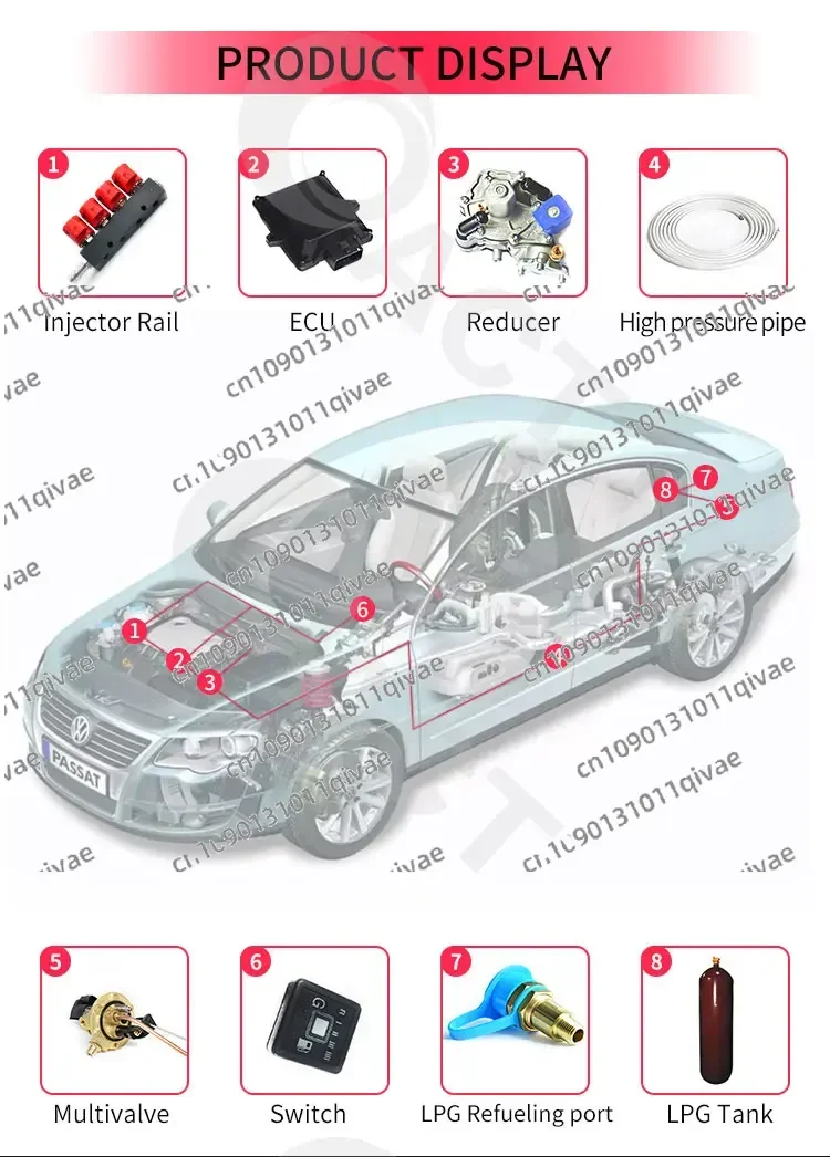 Beste Gas 5ta Generator Kit Auto MP48 GPL Vergaser Umwandlung GLP Ipg Auto Gas Kit Preis für Autos Italien