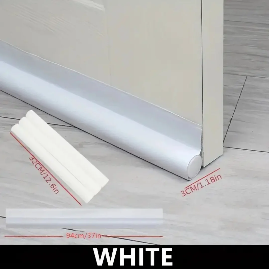 1pc Door Bottom Sealing Strip, Adjustable Weatherstrip Under Door Draft Stopper, Anti-cold One Side Foam Blocker, Weather Strip