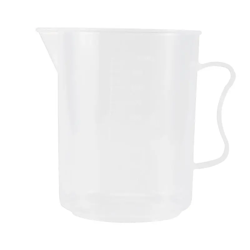 Eco-Friendly-1000Ml Transparent Graduated Beaker With Handle