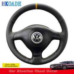 Customize Microfiber Leather Steering Wheel Cover For Seat Leon MK1 Volkswagen VW Golf 4 IV Passat B5 Variant Polo Skoda Fabia 1