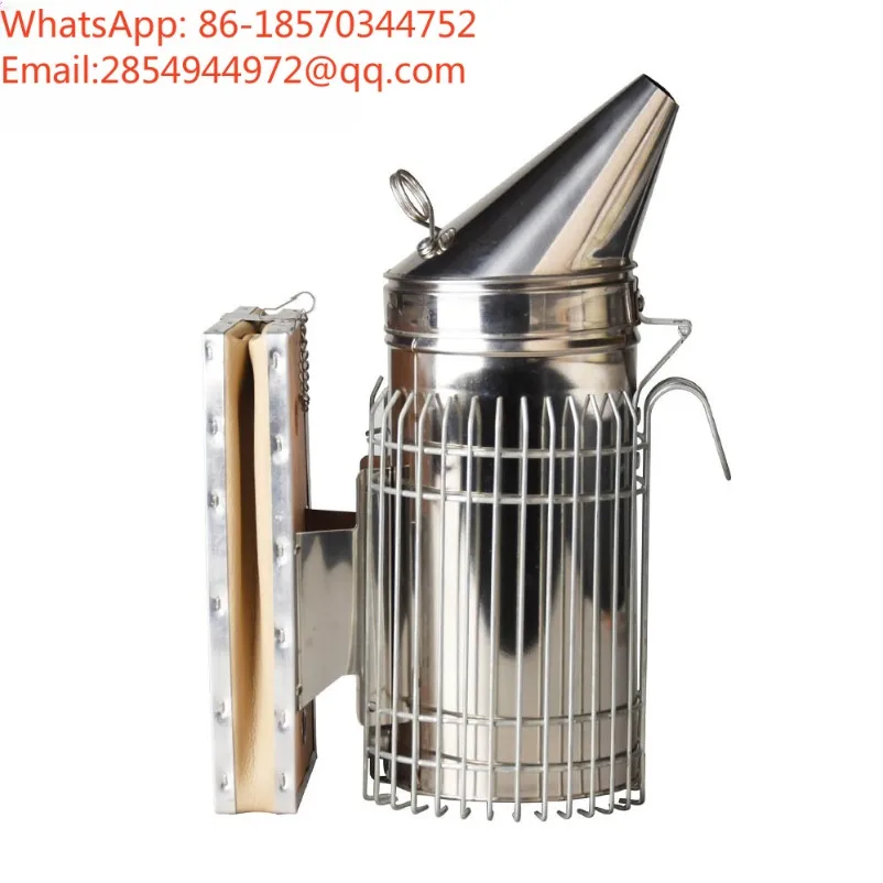 Stainless Steel Pointed‑Nozzle Manual Bee Smoker Beekeeping Tool