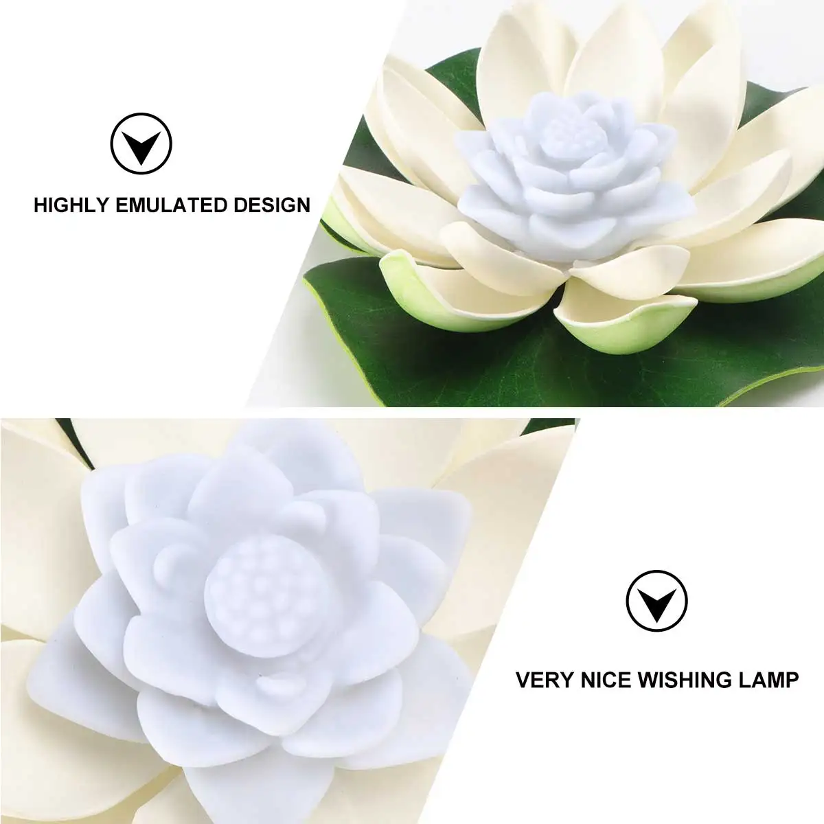 

Lotus Shaped C Lamp For Wedding Light Waterproof Pond Decor Flower Pool Lantern C for Wedding