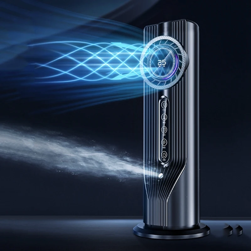 

Portable Air Cooler Bedroom Tower Fan Silent USB Water Cooling Fan Portable Water Mist