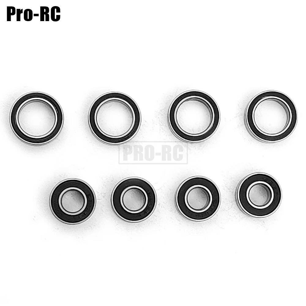 Selado Kit de rolamento para RC Car, Cubo de roda do caminhão, Uprade Parts, SCT410.3, 1, 10th, 4WD, Competição, Curto Curso, Caminhão, TKR5507, 8pcs