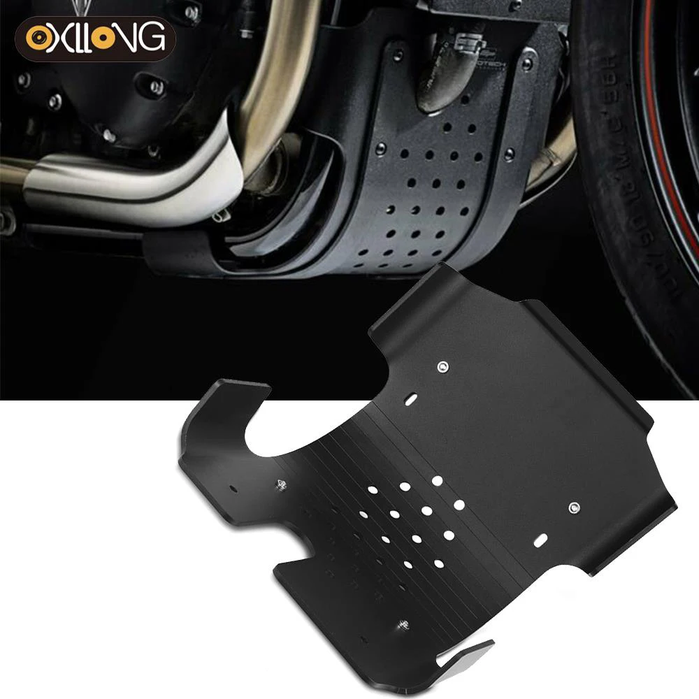 

FOR T120 T120 2016 2017 2018 2019 2020 2021 Motorccycle Front Engine Guard Baffle Engine housing protection Accessories