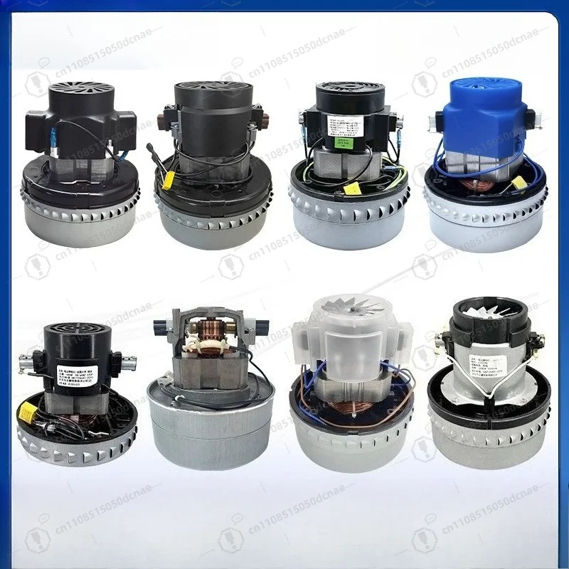 Pure Copper Industrial Vacuum Cleaner Motor High Power Suction Machine Motor Wet Dry Type Replacement Parts Universal