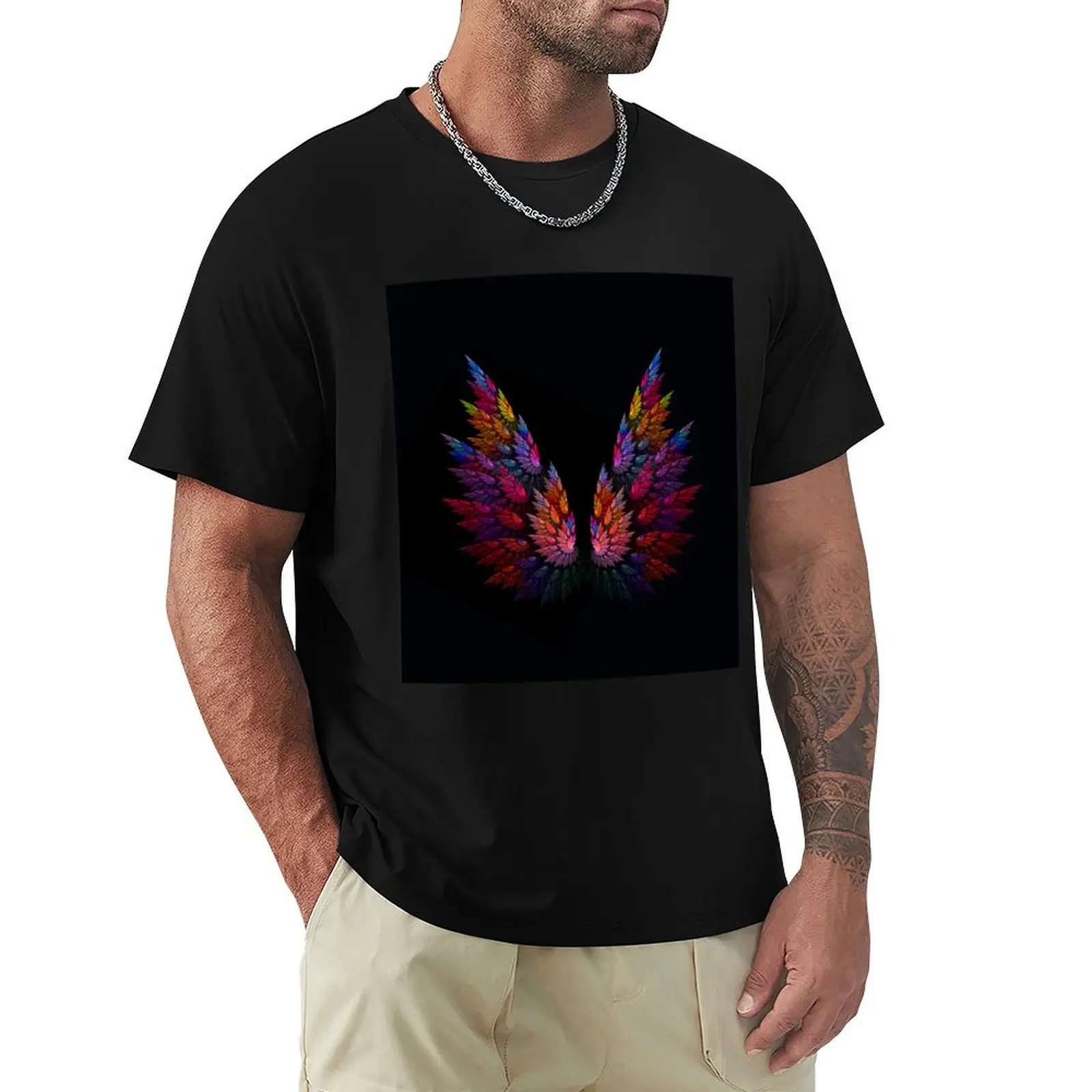 

The Wings of Cosmos - Om Art Collection T-Shirt T-shirts oversize custom shirt rapper graphic tees fashion shirts men clothings