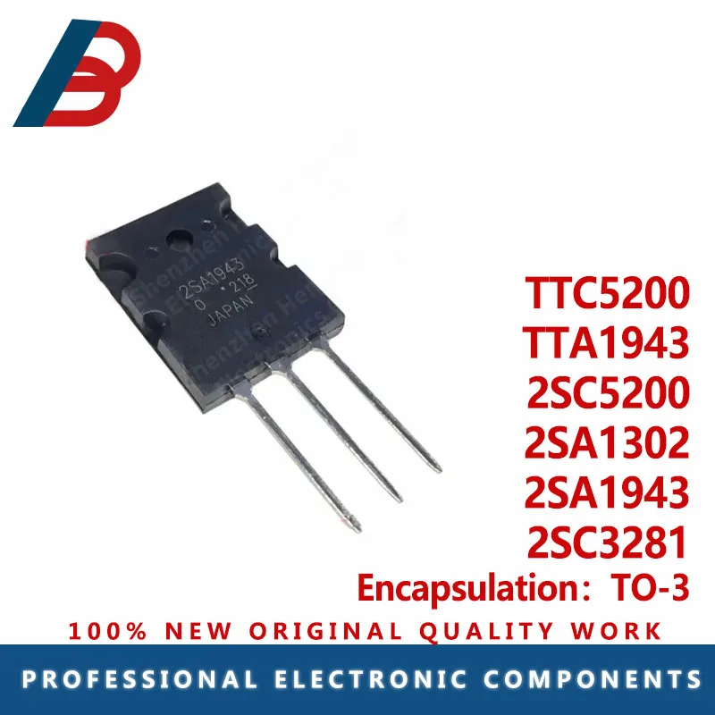 5PCS package TO-3 2SC3281 2SA1943 2SA1302 2SC5200 TTA1943 TTC5200