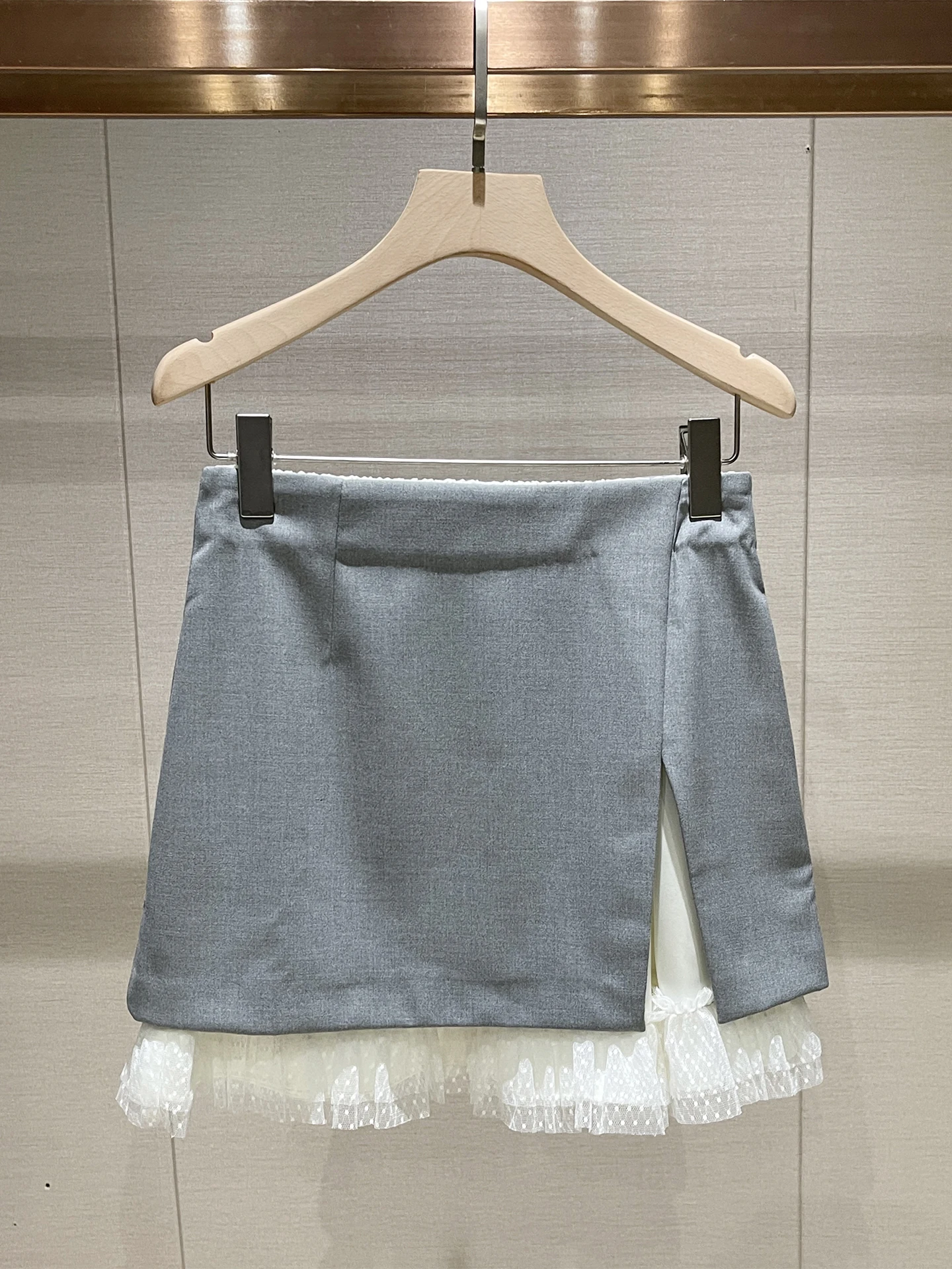 

Date High Waist Lace Skirt ey Asymmetrical Two-Piece Set Casual Sle Women's Ci Commute Daily Wear A-Line Skirt