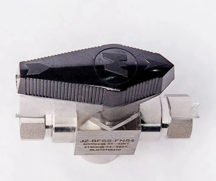 Two-position three-way lug shaft ball valve CNG aerator high pressure  stainless steel natural gas ball valve 6000 pressure