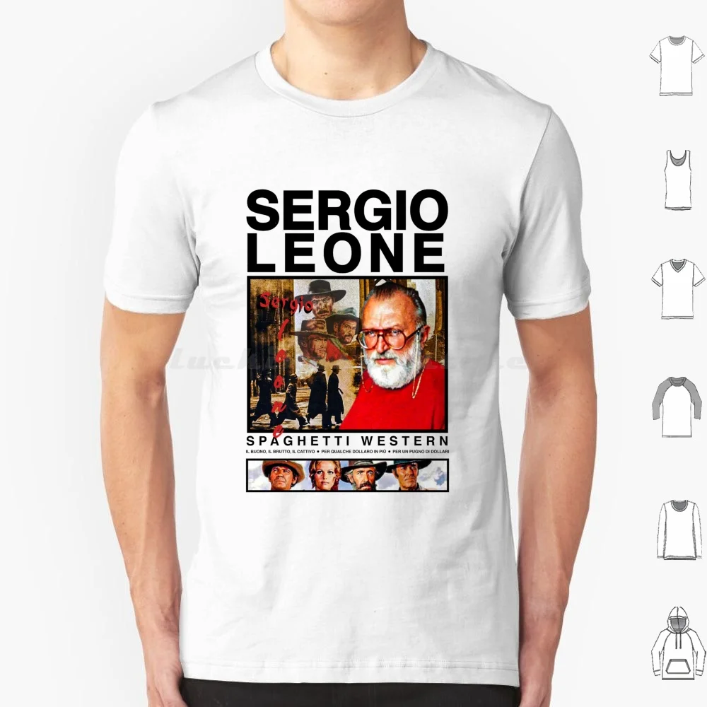 Sergio Leone camiseta hombres mujeres niños 6xl Sergioleone película cine Leone Spaghettiwestern