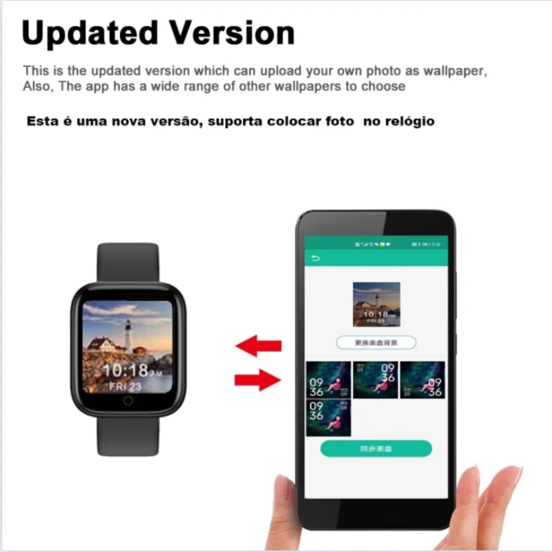 Reloj Digital inteligente conectado para niños, pulsera de frecuencia cardíaca, llamadas de Fitness, contador de pasos, Apple, niños, niñas, hombres, mujeres