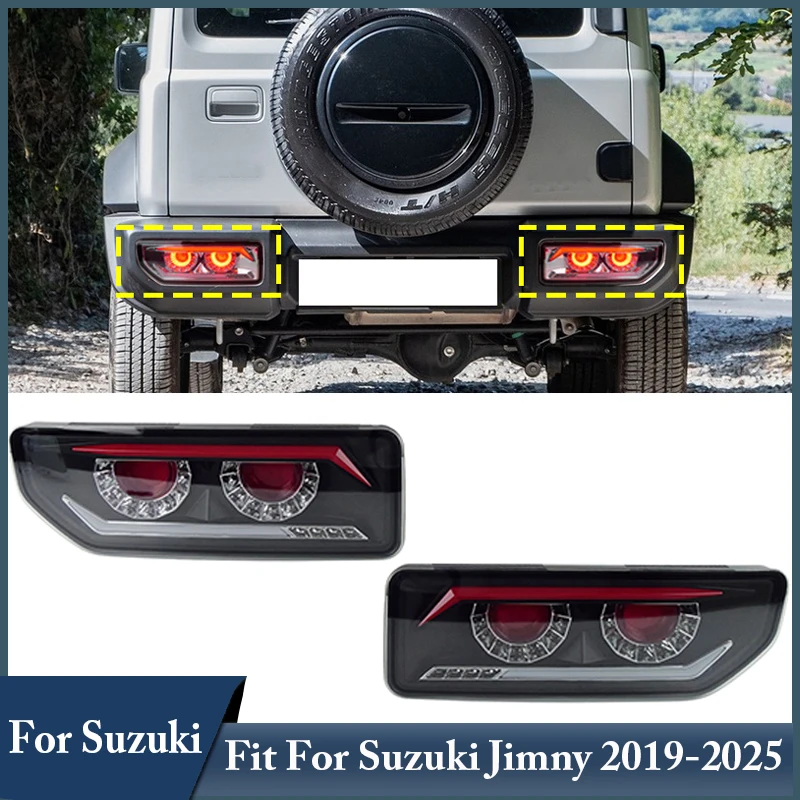 

Modification Car Light LED Tail Light Assembly Rear Brake Turn Signal Lamp For Suzuki Jimny 2019 2020 2021 2022 2023 2024 2025