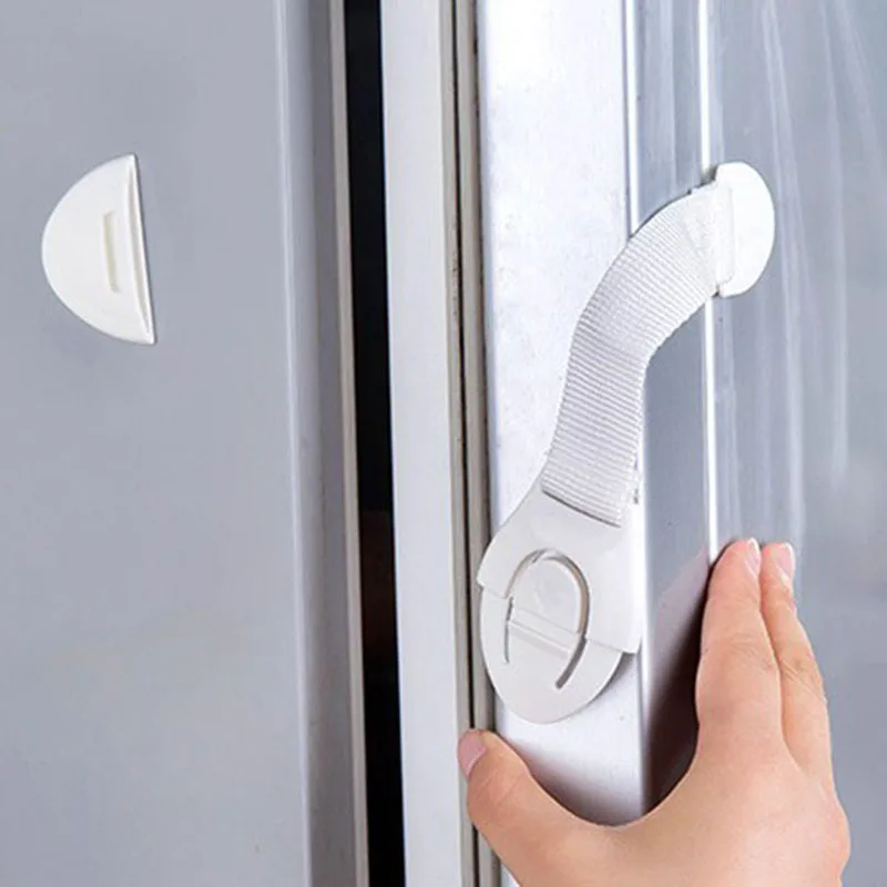 6Pcs Cute Baby Safety Protection Anti-Clip Hand Door Closet Fridge Cabinet Drawer Box Safe Lock For Kids Toddler