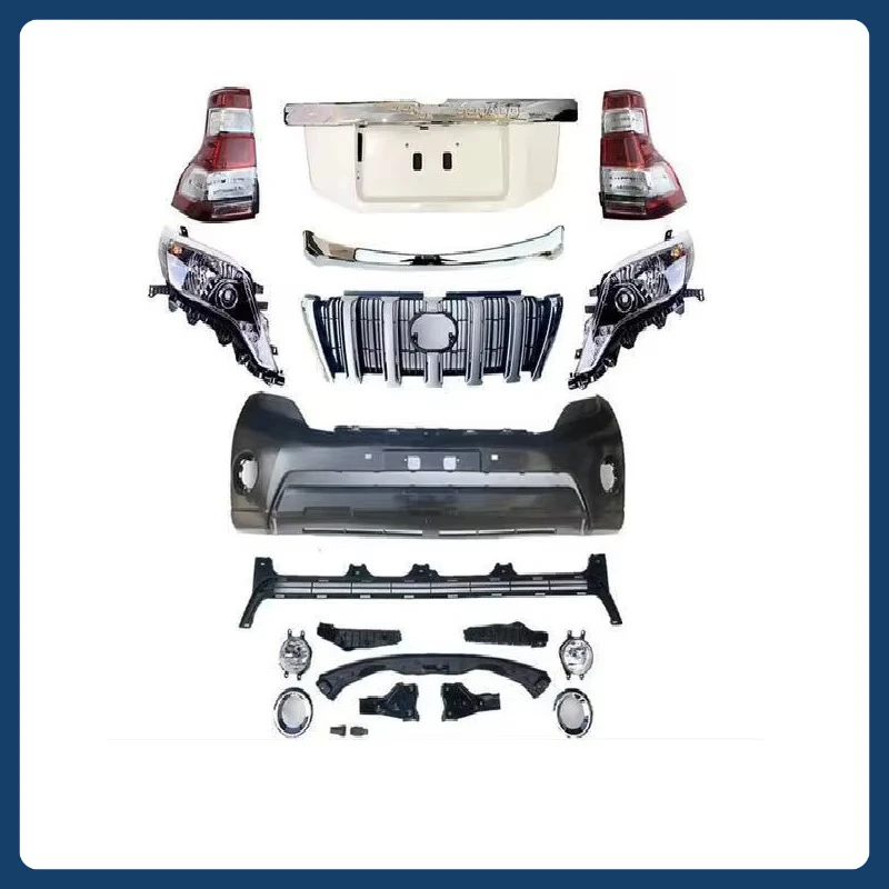 

Upgrade Facelift Body Kit for 2010-2013 Prado Fj150 to 2014 Prado Easy Installation ABS Front Lip Bumper New Condition