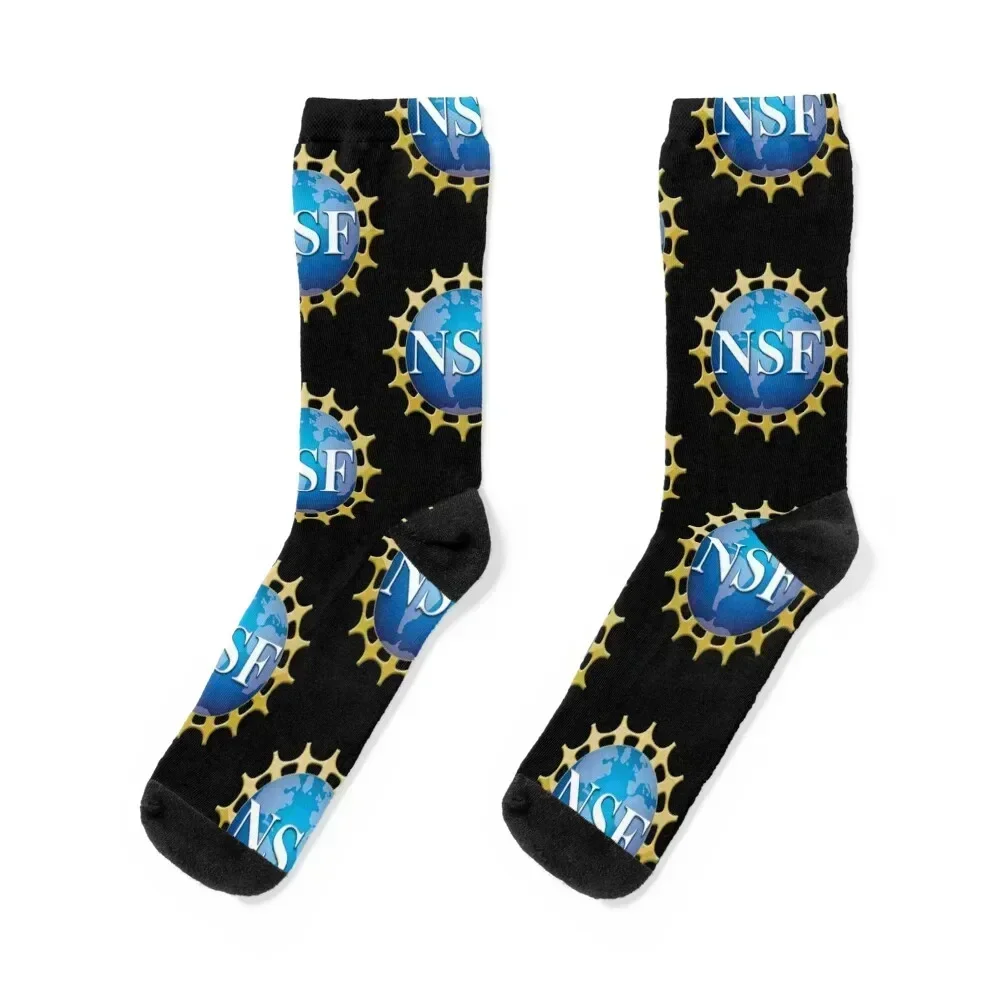 NSF National Science Foundation Socks anti slip football cute Socks For Men Women's