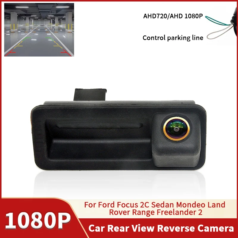 AHD 1080P Car Rear View Reverse Camera For Ford Focus 2C Sedan Mondeo Land Rover Range Freelander 2 Waterproof Backup Camera