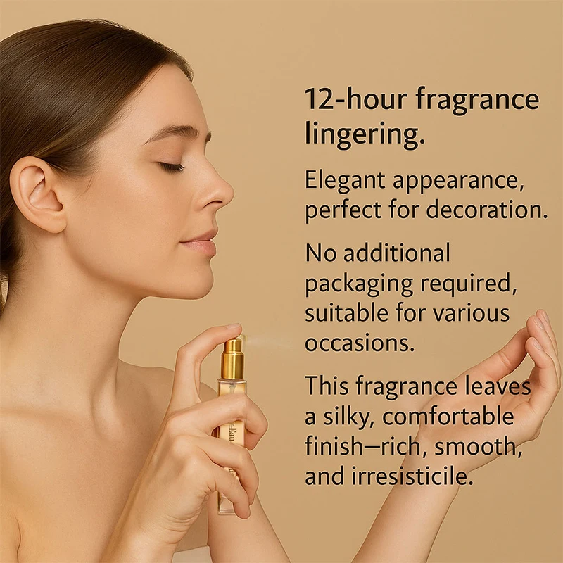 Spray profumato unisex Miele Bergamotto, Olio di ricino Patchouli, fragranza delicata, naturale, pulita e fresca per donna, affascinante profumo quotidiano per uomo_voghion.com