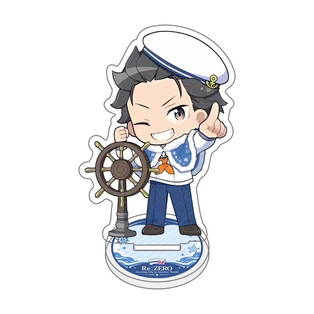 Re:ZERO Starting Life in Another World Sailor Suit Style Cute Acrylic Figure Stand Rem Ram Cosplay Desk DecorCollection keychain