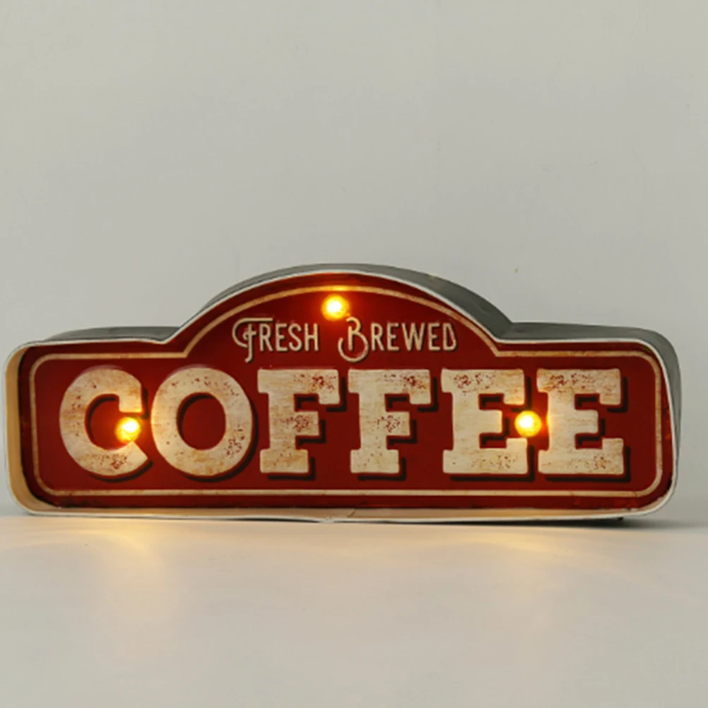 

Coffee Store Light Coffee Light LED Coffee Light Store LED Light Coffee Retro Lamp