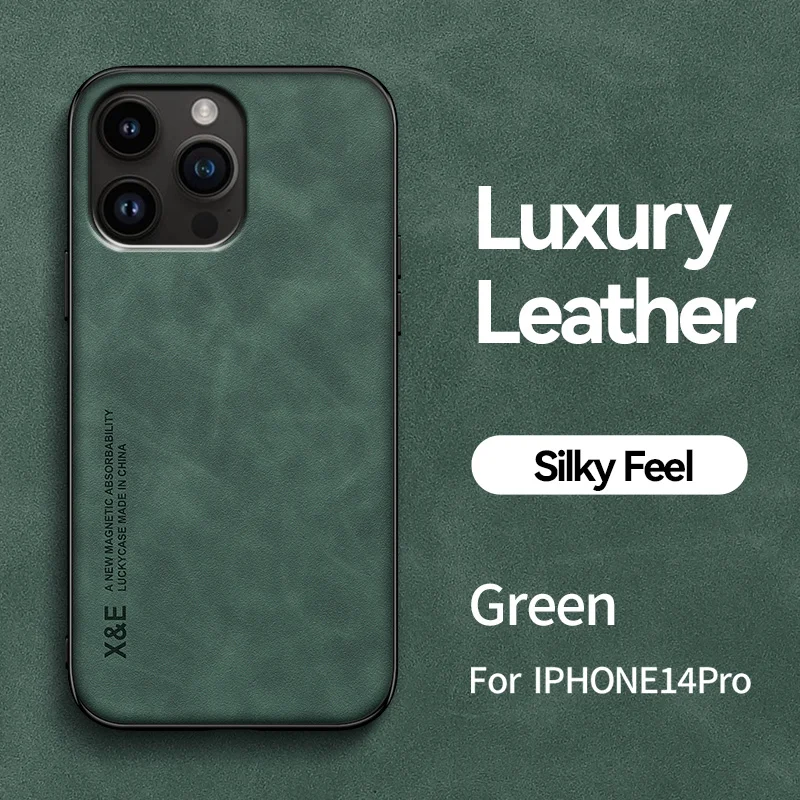 جراب جلد الغنم المغناطيسي للآيفون ، مقاوم للصدمات ، غير لامع ، غطاء الوفير الناعم ، فاخر ، 15 ، 14 ، 13 ، 12 ، 11 Pro Max ، Mini ، XR ، XS ، 8 ، 7 Plus