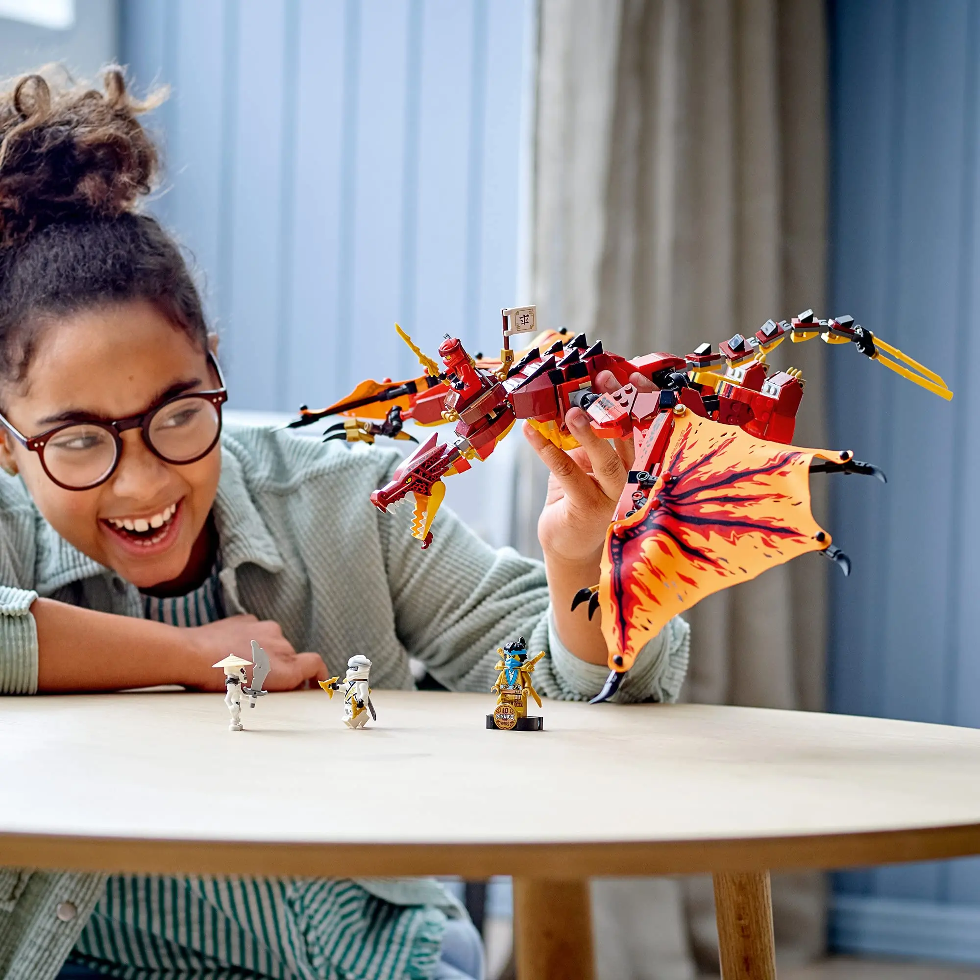 LEGO NINJAGO Legacy Fire Dragon Attack 71753 Ninja Playset