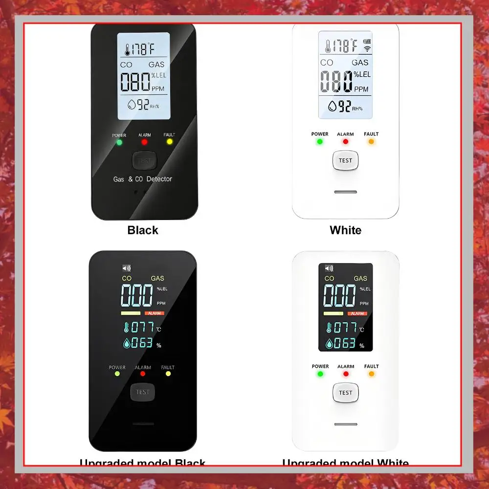 

Профессиональный газоанализатор 4-в-1: детектор угарного газа (CO), природного газа, кислорода, H2S, система сигнализации о протечках для обеспечения безопасности