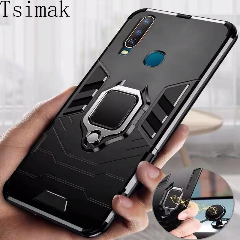 Shockproof Armor Case For VIVO Y31 2021 Y51 2020 Y11 Y12 Y15 Y17 2019 Y19 V17 Neo V20 SE V21E S9 S9E S10 Pro 4G 5G Phone Cover