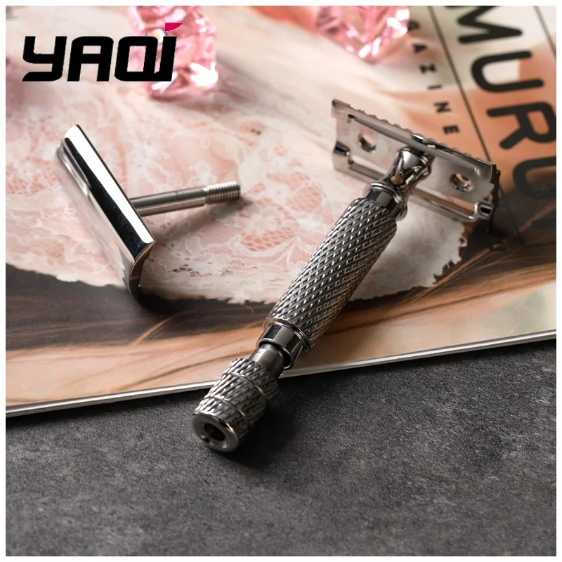 PILOT Stainless Steel Double Edge Safety Razor Mens Wet Shave Tools Best Gift for Men Mens Grooming Tools Mens Gift