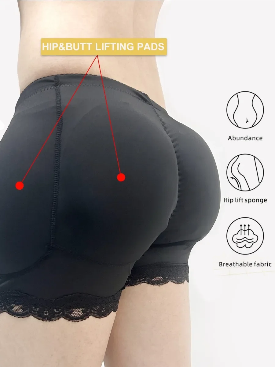 

Body Shaper Women Shapewear Fake Butt Lifter Control Panties Hourglass Enhancer Hip Butt Pads Brief Lingerie Shaper