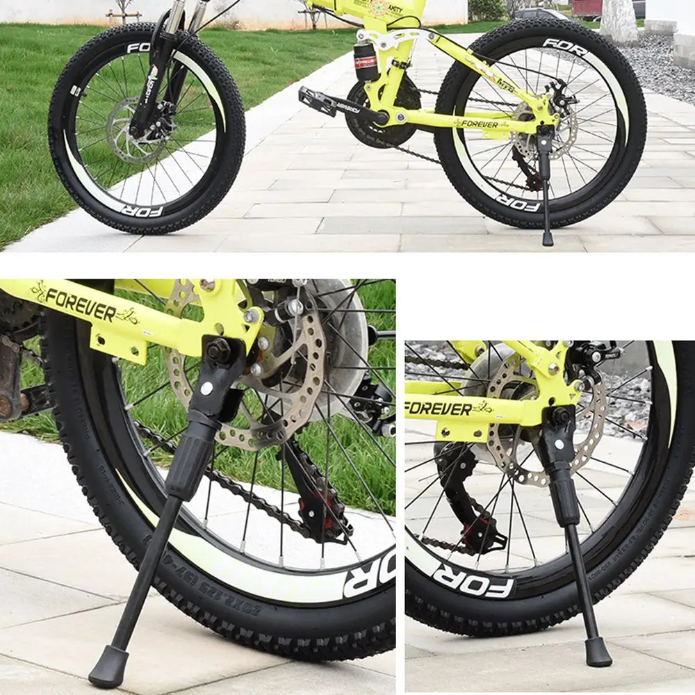 

Black Side Kickstand Foot Non-Slip Road Bike Bicycle Kickstand Folding 12 14 16 18 20 inches Bike Kickstand