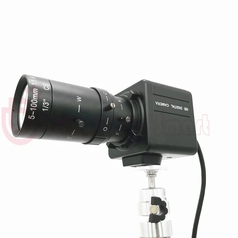2026 5-100mm Varifocal CS Lens 4K IMX415 Mini Box USB Camera Free Driver OTG UVC for Long Distance Monitor