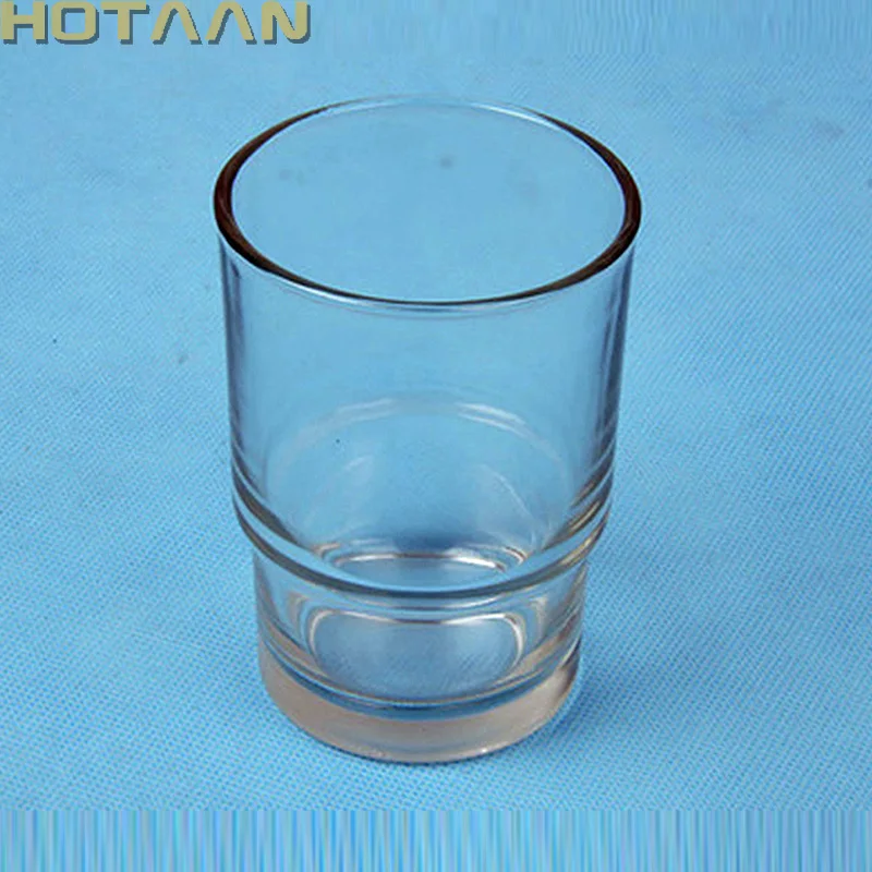 Toothbrush Cup Transparent and Matte Glass Tumbler  Cup Bathroom Accessories YT-97