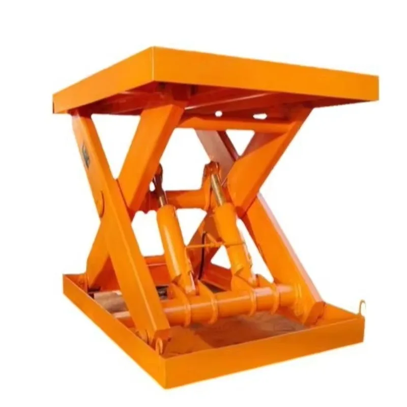 

Heavy Steel Hydraulic Scissor Lift Platform Manual Control Customizable Lifting Height Table Size for Lift Workers