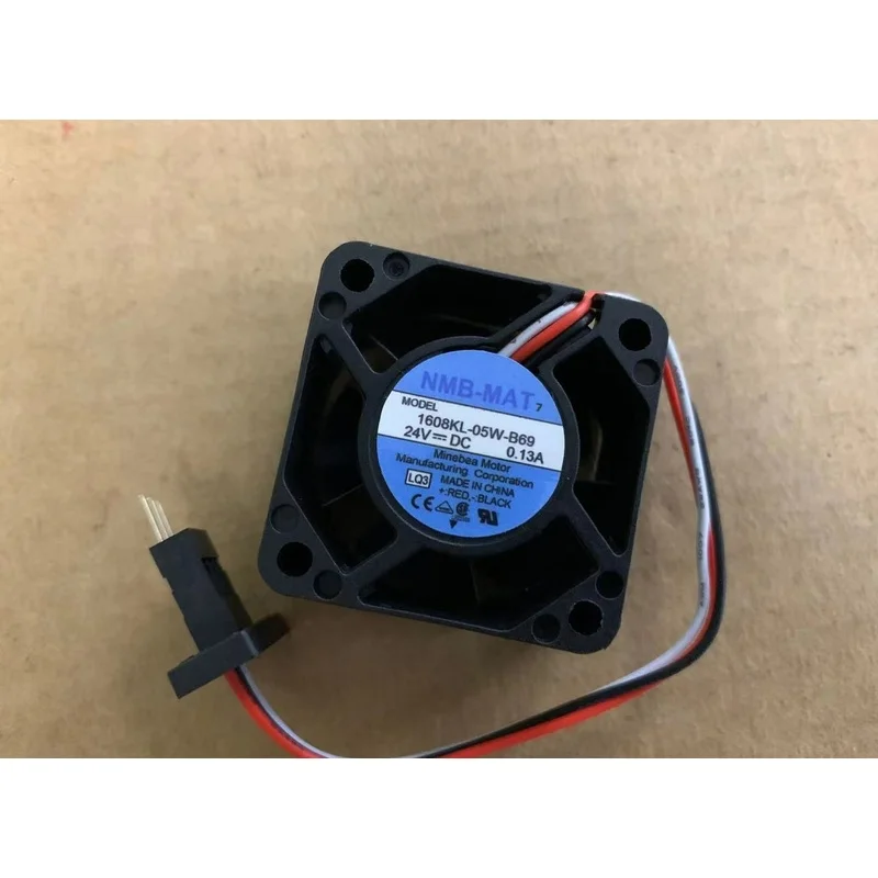 MY For NMB 1608KL-05W-B69 DC24V 0.13A three-wire signal alarm cooling fan
