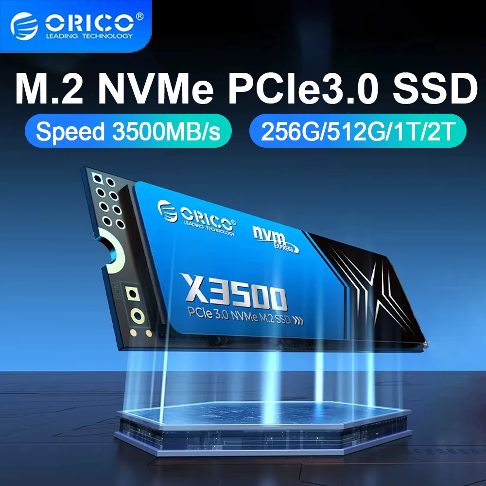 ORICO 1TB 2TB NVMe SSD PCIe 3.0 3500MB/s M.2 NVMe 2280 SSD ソリッドステート ハードディスク ストレージ アクセサリ ラップトップおよび PC デスクトップ用