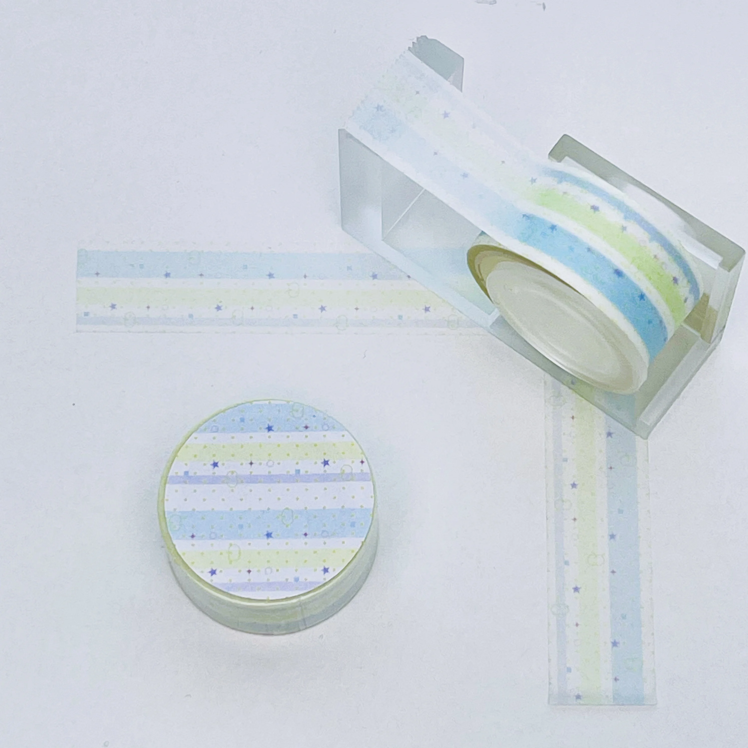 Ins Style Washi Tape Scrapbooking Masking Tape Spring Flutter Basic Pattern DIY Stickers Tapes Crafts Supplies