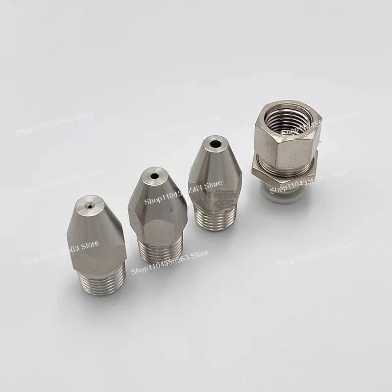 Stainless Steel Industrial Air Nozzle Set with Quick-Connect, Flat Fan & Air Knife Tips for Cooling and Blow Off Applications