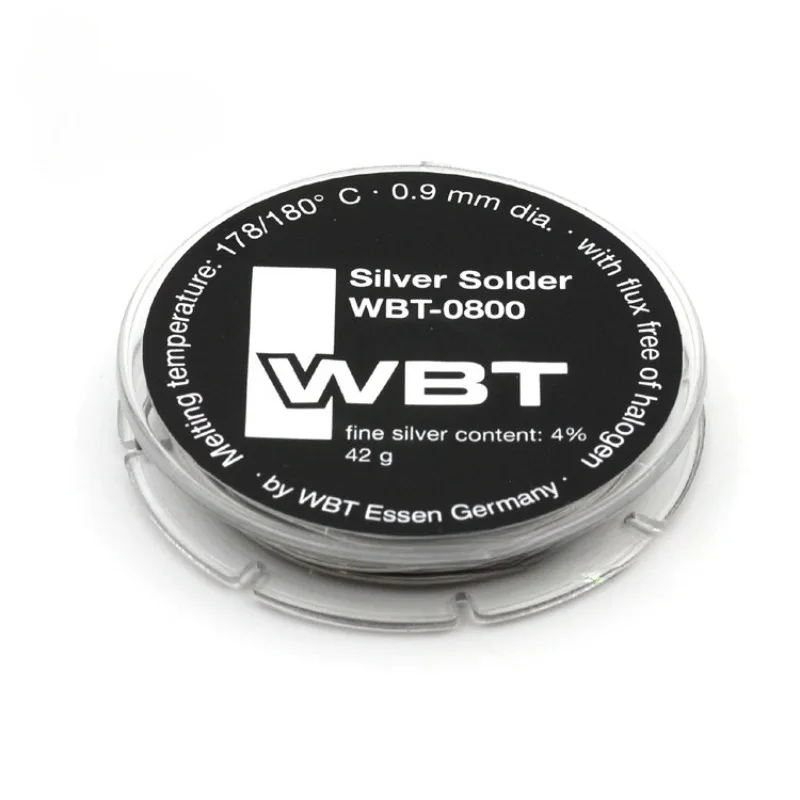

WBT-0800 solder silver-containing 4% 42g wire diameter 0.9mm silver-containing solder