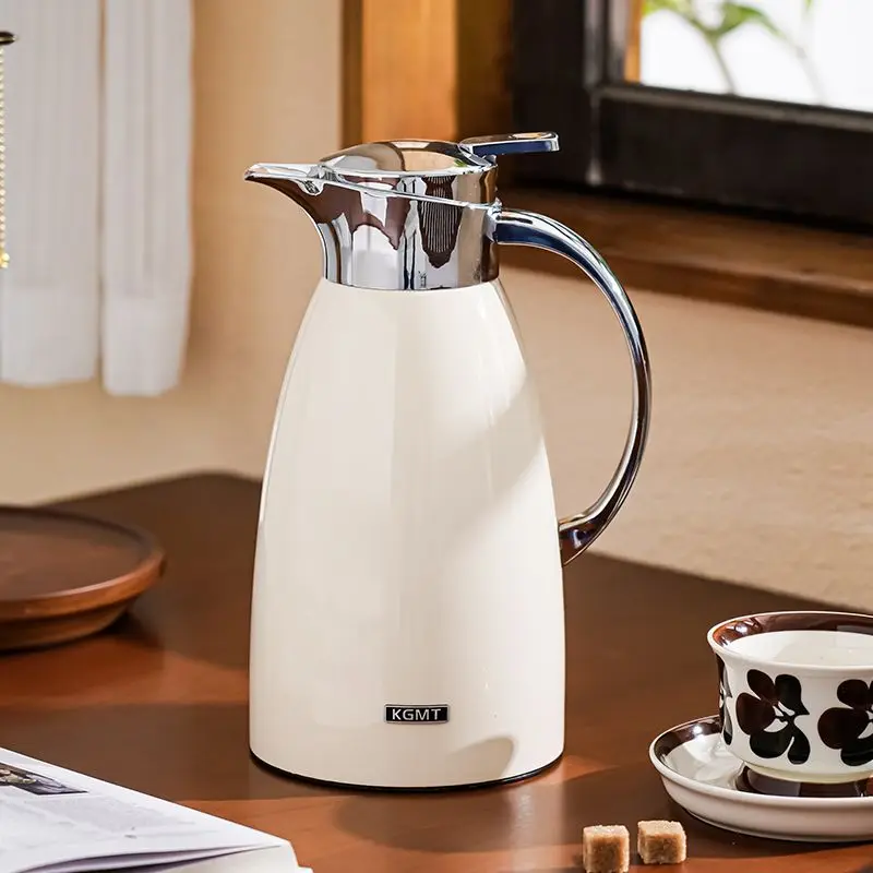 Insulation pot integrated forming 2L large capacity household thickened 316 stainless steel vacuum thermos pot